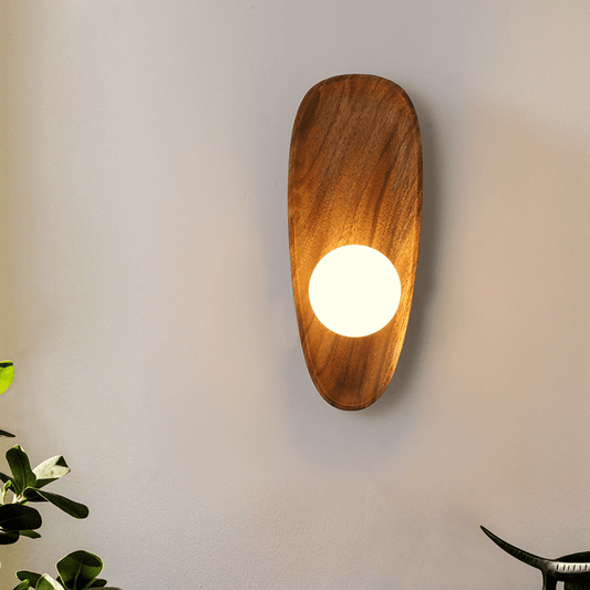 Alani – Wandlampe aus echtem Holz