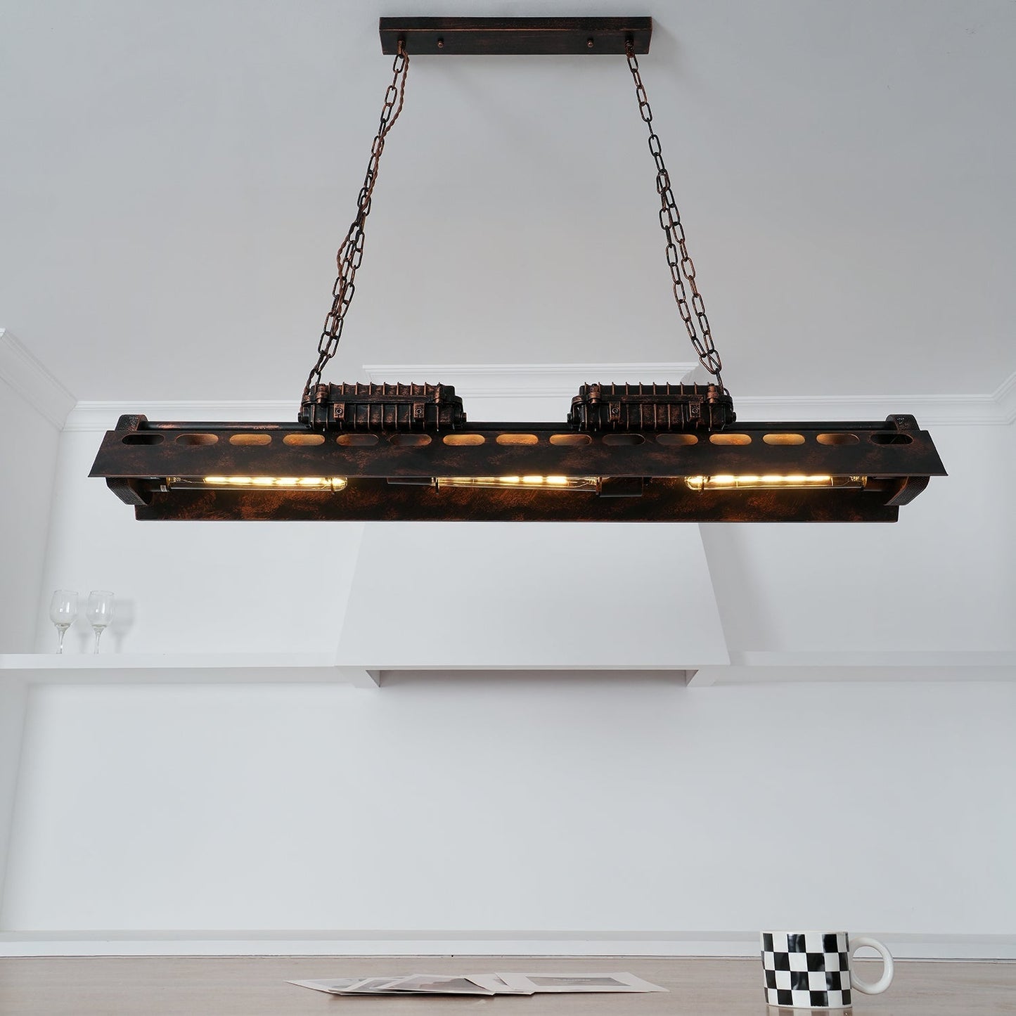 Dorian – Industrial Steampunk Kronleuchter
