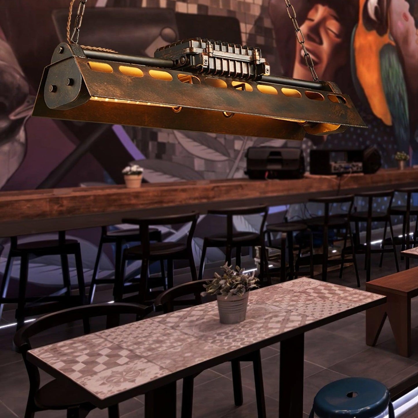 Dorian – Industrial Steampunk Kronleuchter