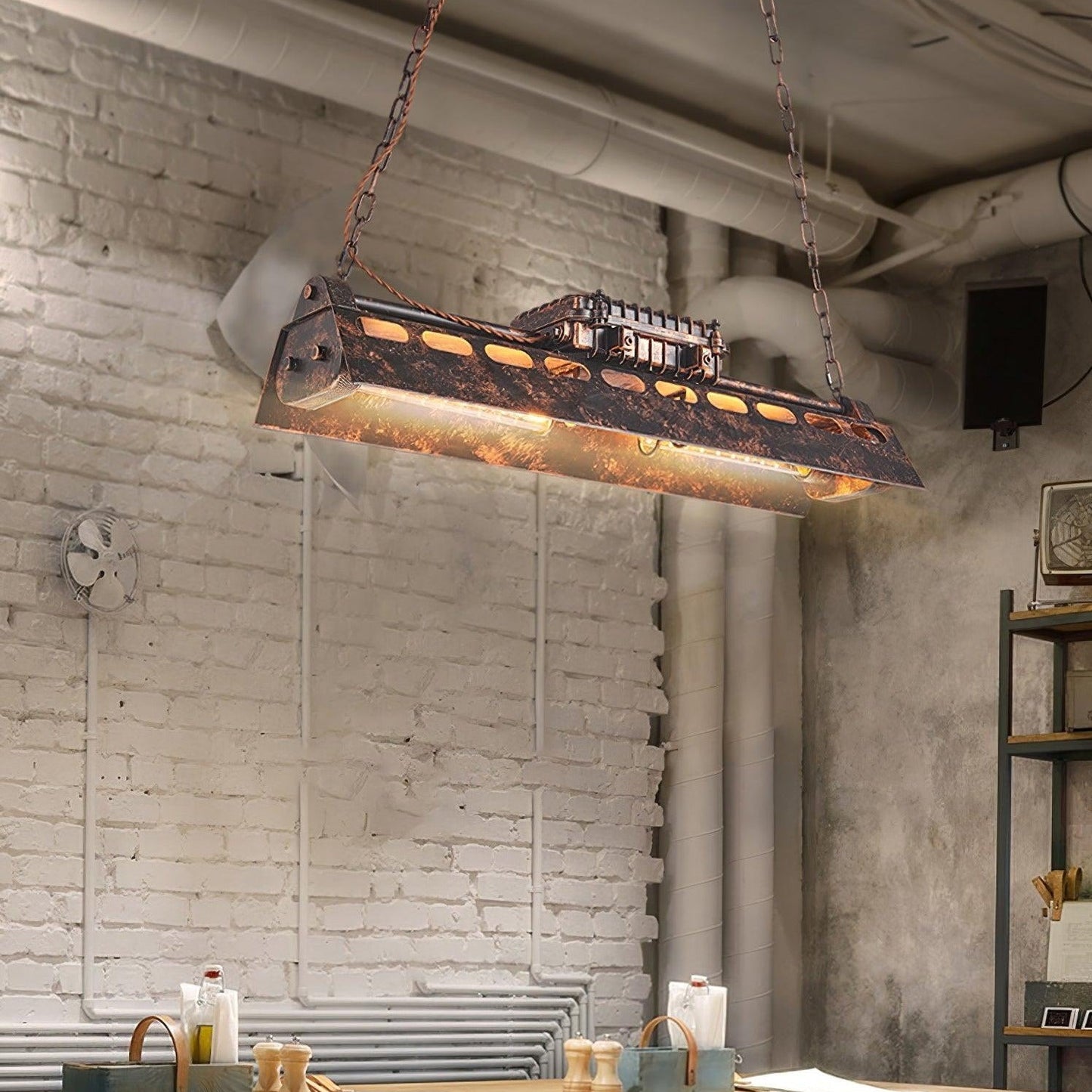 Dorian – Industrial Steampunk Kronleuchter