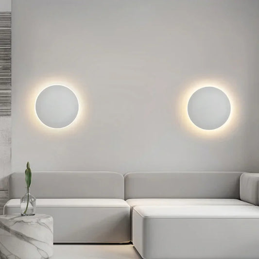 Zeitlose LED-Wandlampe – Runde Designleuchte für Flur, Schlafzimmer oder Wohnzimmer