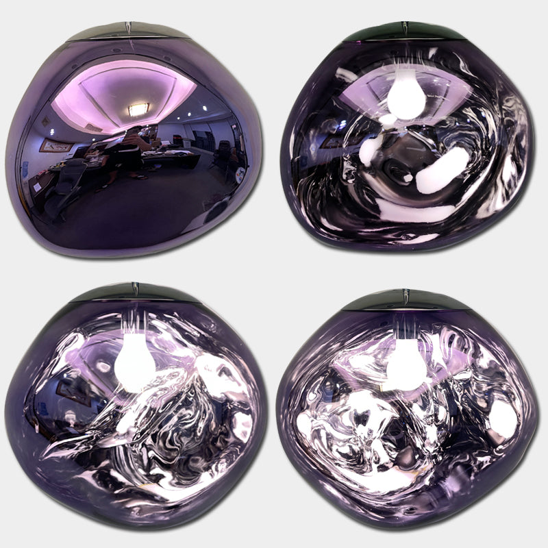 MoltenLight – Glas-Hängelampe mit fließendem Magma-Design