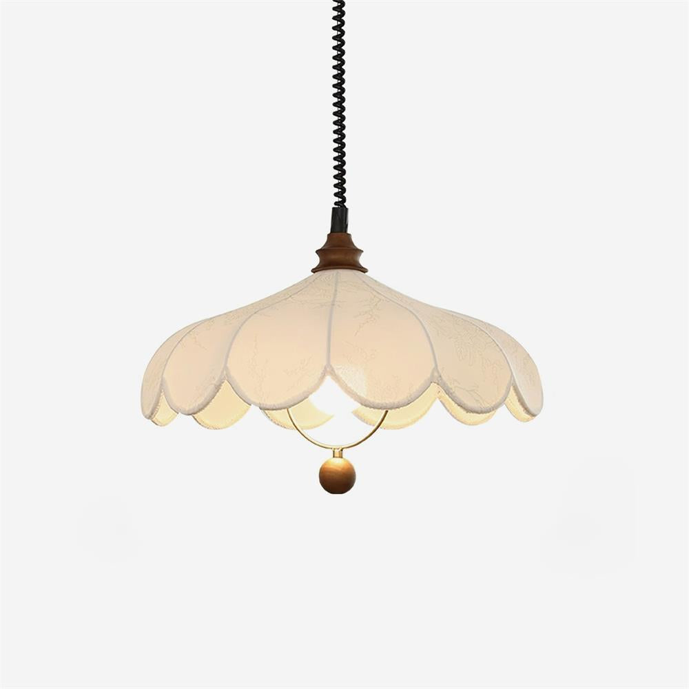 Ritta – Vintage Pendelleuchte mit Blumenmuster