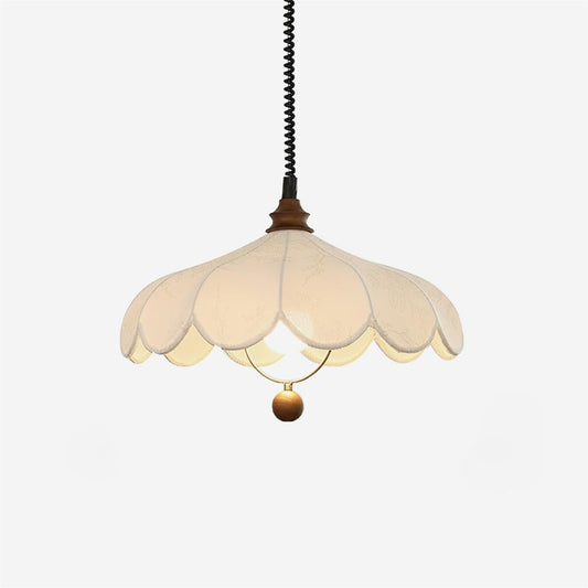 Ritta – Vintage Pendelleuchte mit Blumenmuster