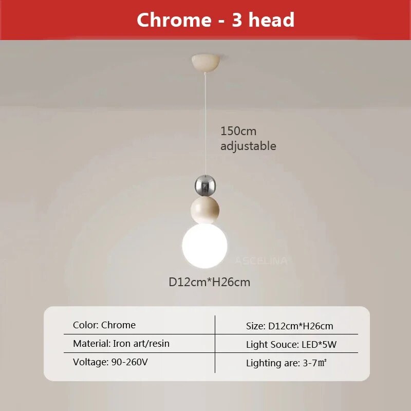 Moderne Globe Nachttischleuchte im Kugeldesign