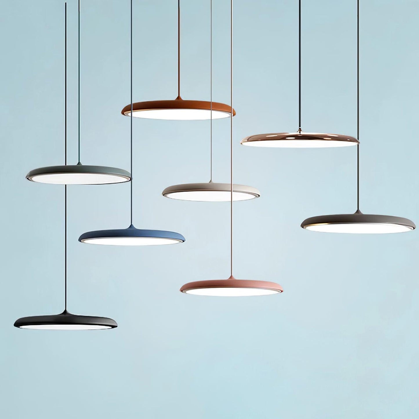 Elian – LED Hängeleuchte im Nordischen UFO-Design