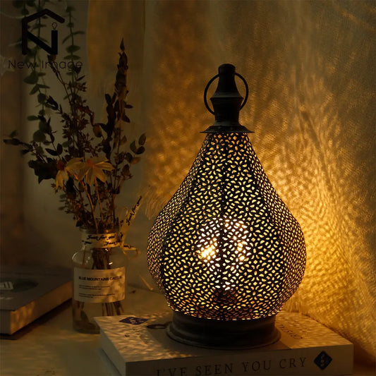 Zahara – Marokkanische Tischlampe im Vintage-Stil
