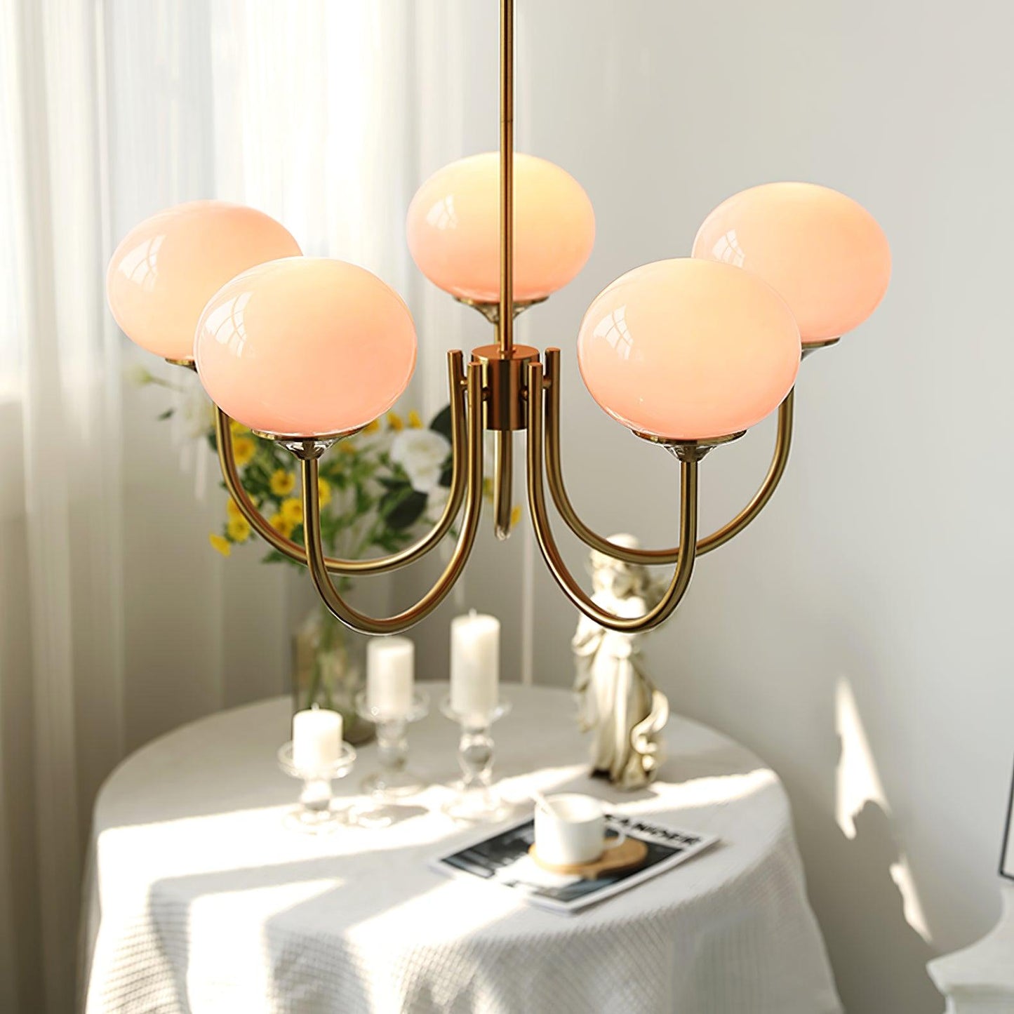 PuffaGlow – Fluffige Deckenleuchte im Marshmallow-Look