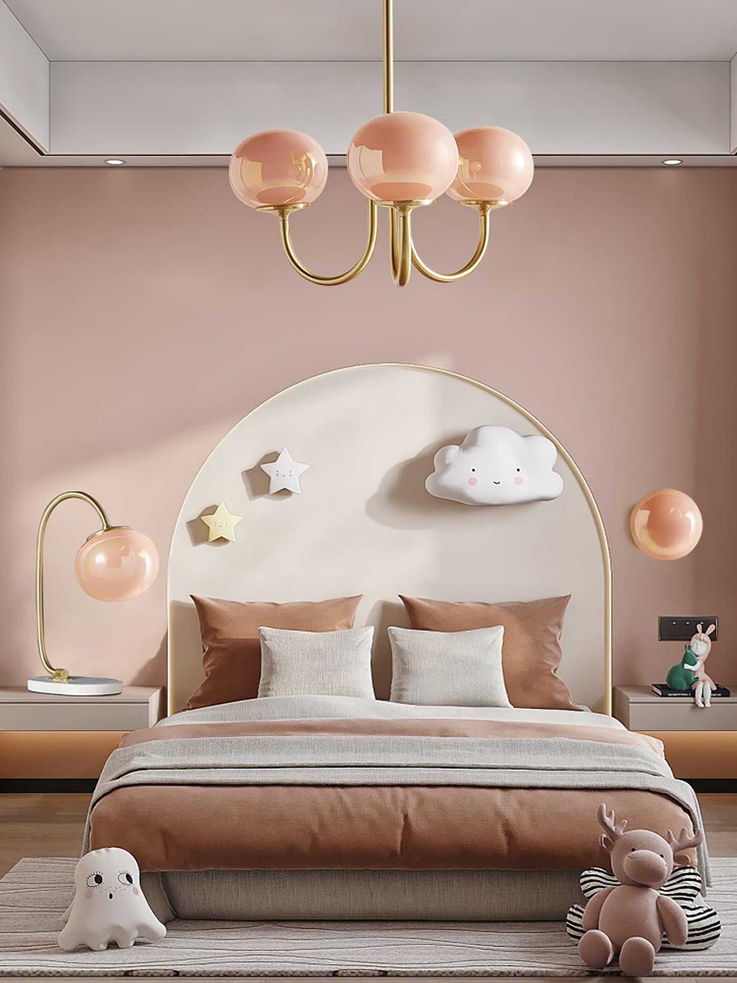 PuffaGlow – Fluffige Deckenleuchte im Marshmallow-Look