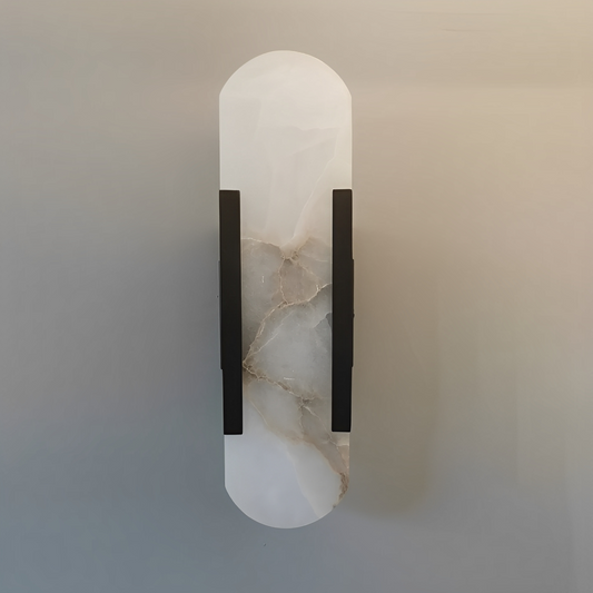 Orro – Postmoderne LED-Wandleuchte mit Marmor-Optik
