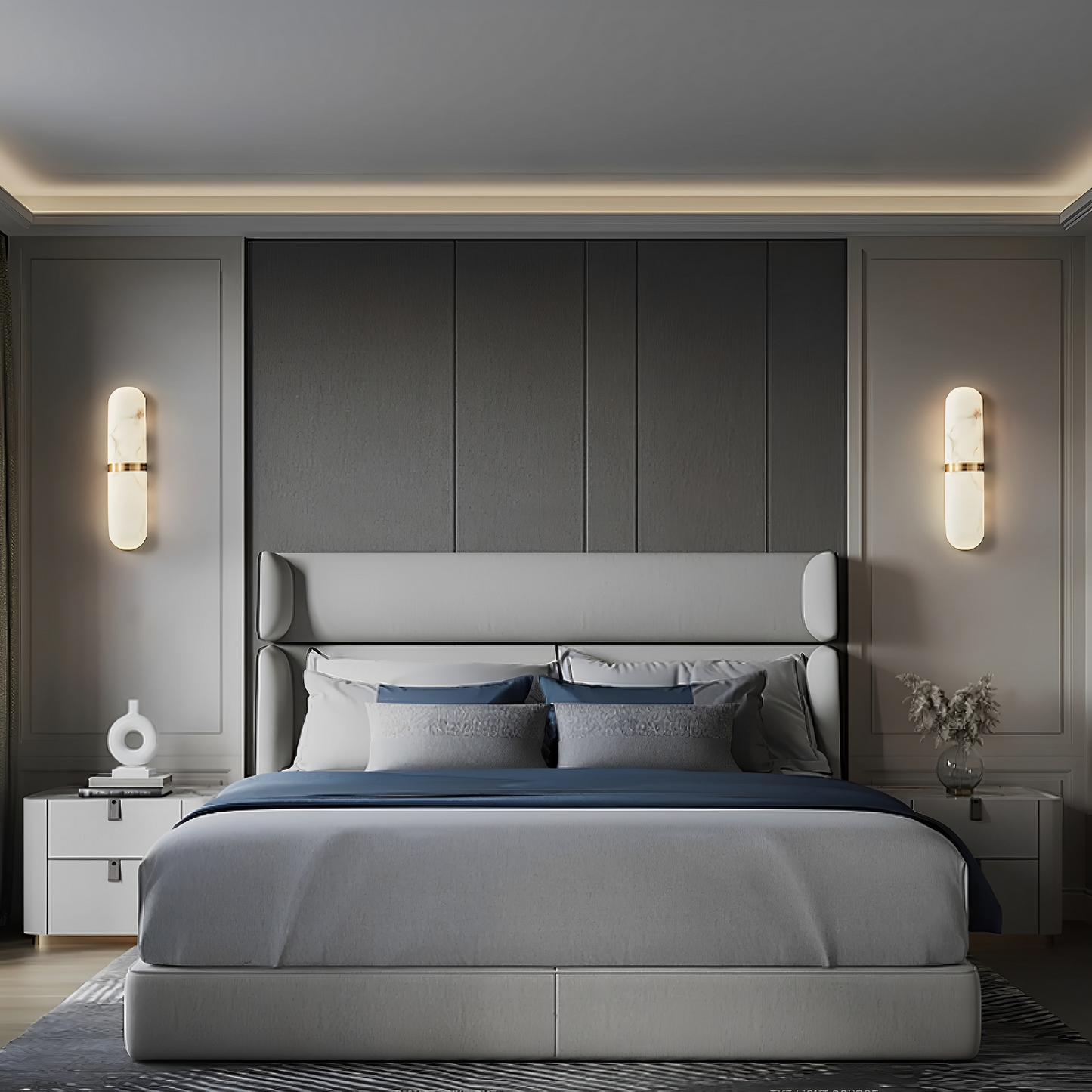 Serena – Wandlampe mit Marmor-Design im Light Luxury Stil