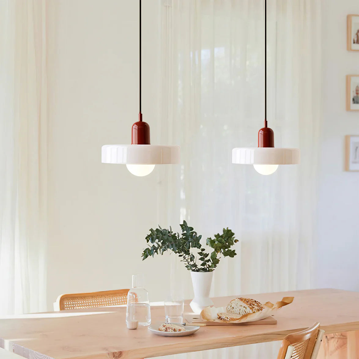 Mikela – Moderner Minimalistischer Glas-Kronleuchter