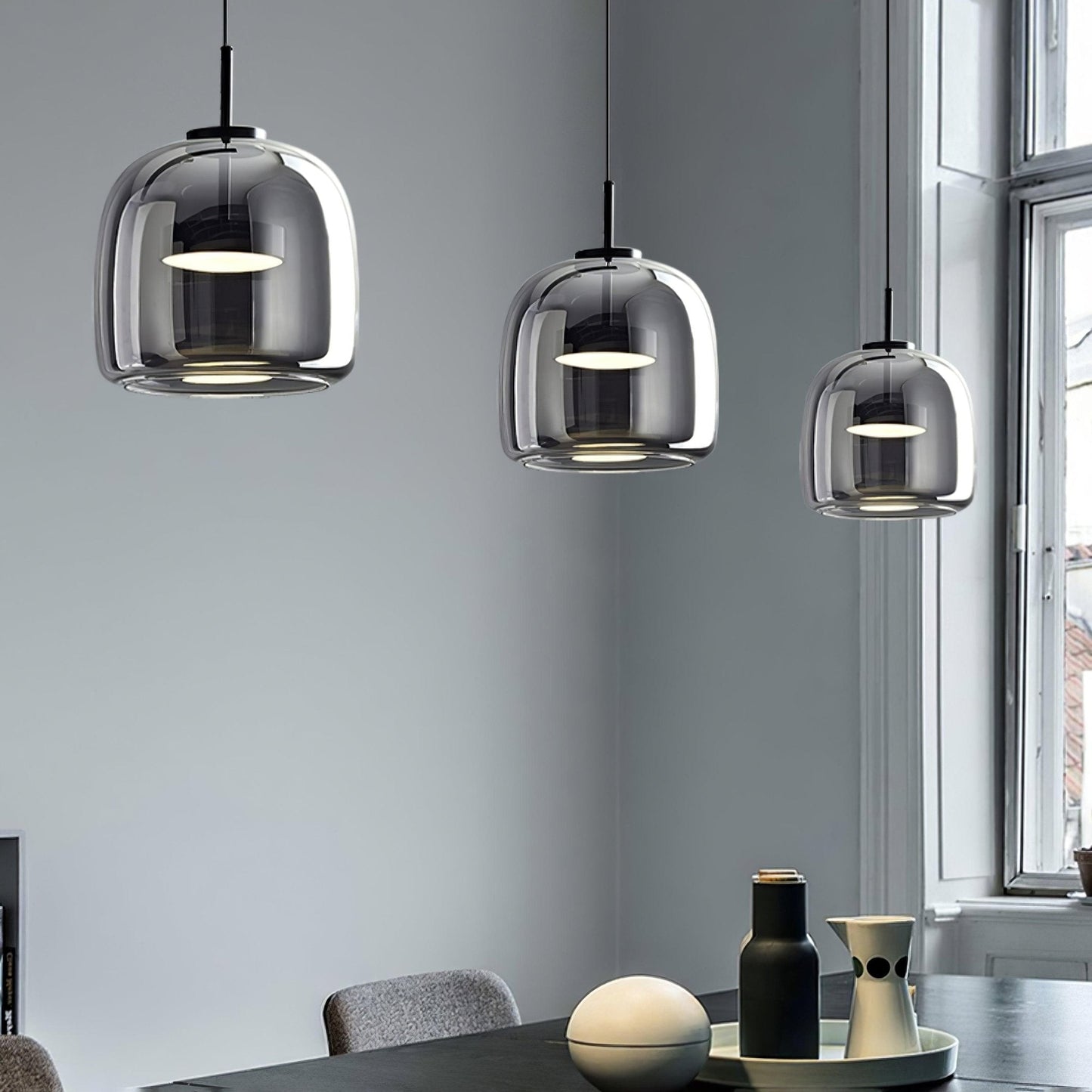 Kate – Moderne Glas-Hängeleuchte