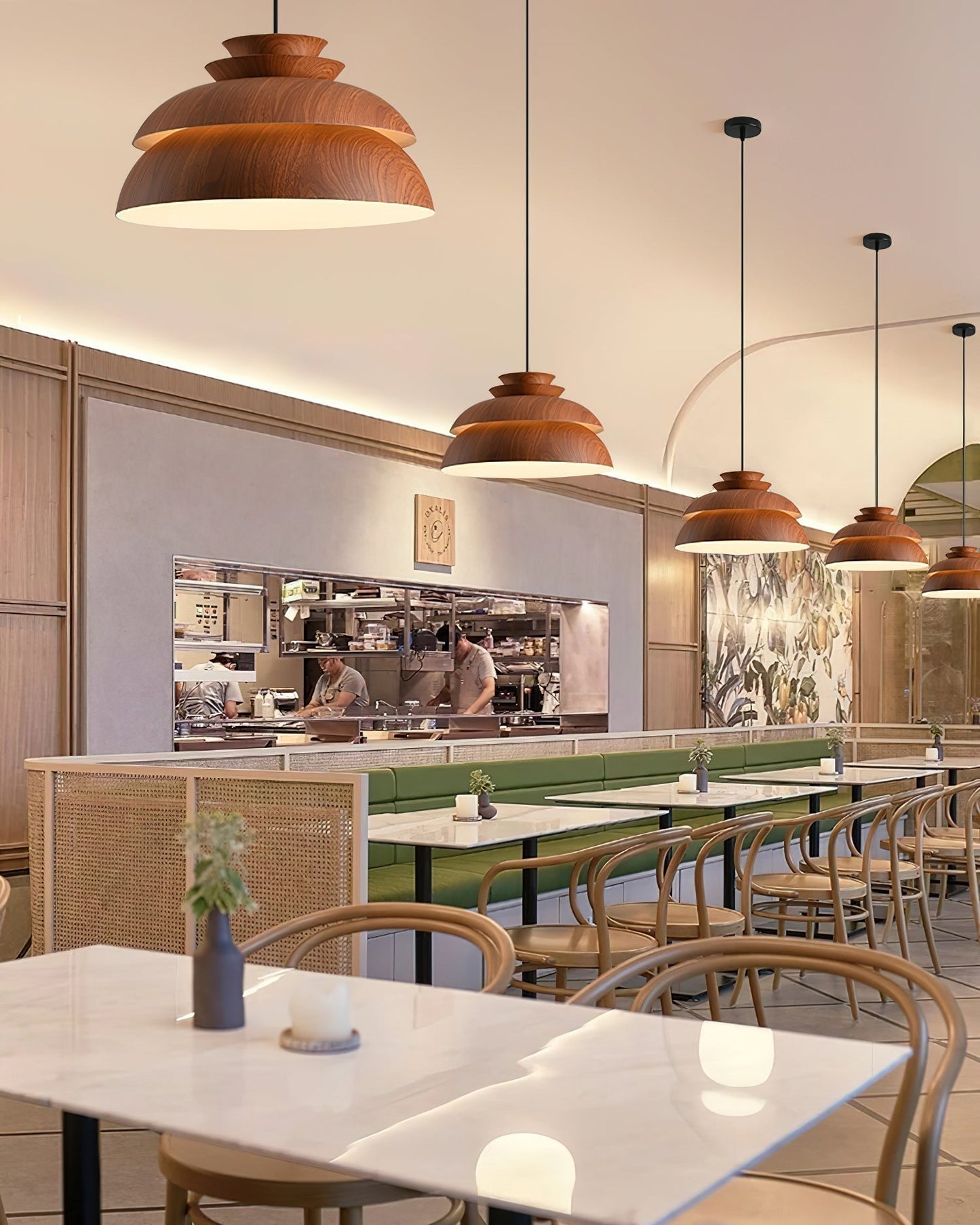 Midoriya – Stilvolle Hängelampe im natürlichen Midori-Design