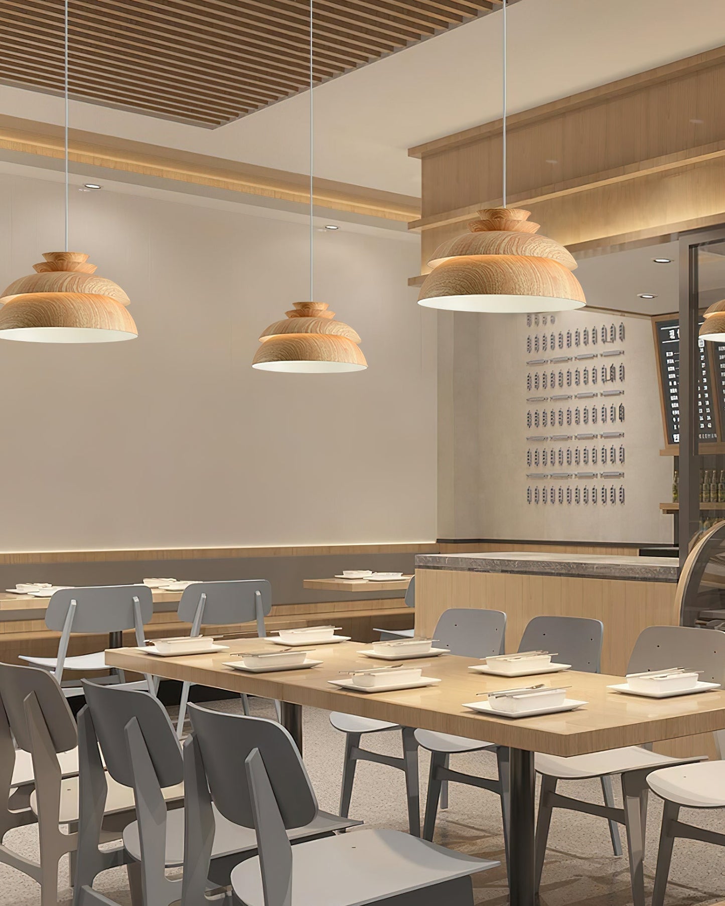 Midoriya – Stilvolle Hängelampe im natürlichen Midori-Design