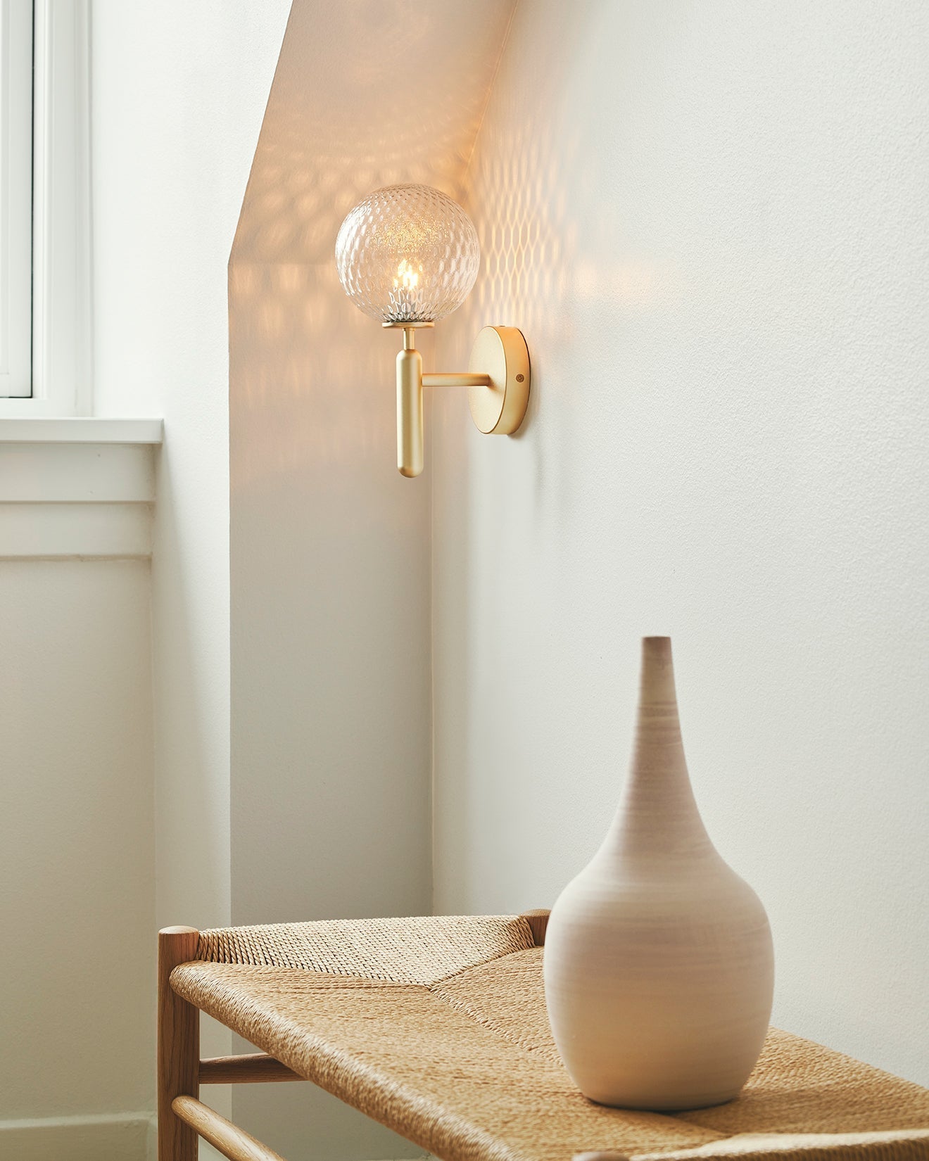 Noor – Minimalistische Wandleuchte im skandinavischen Stil