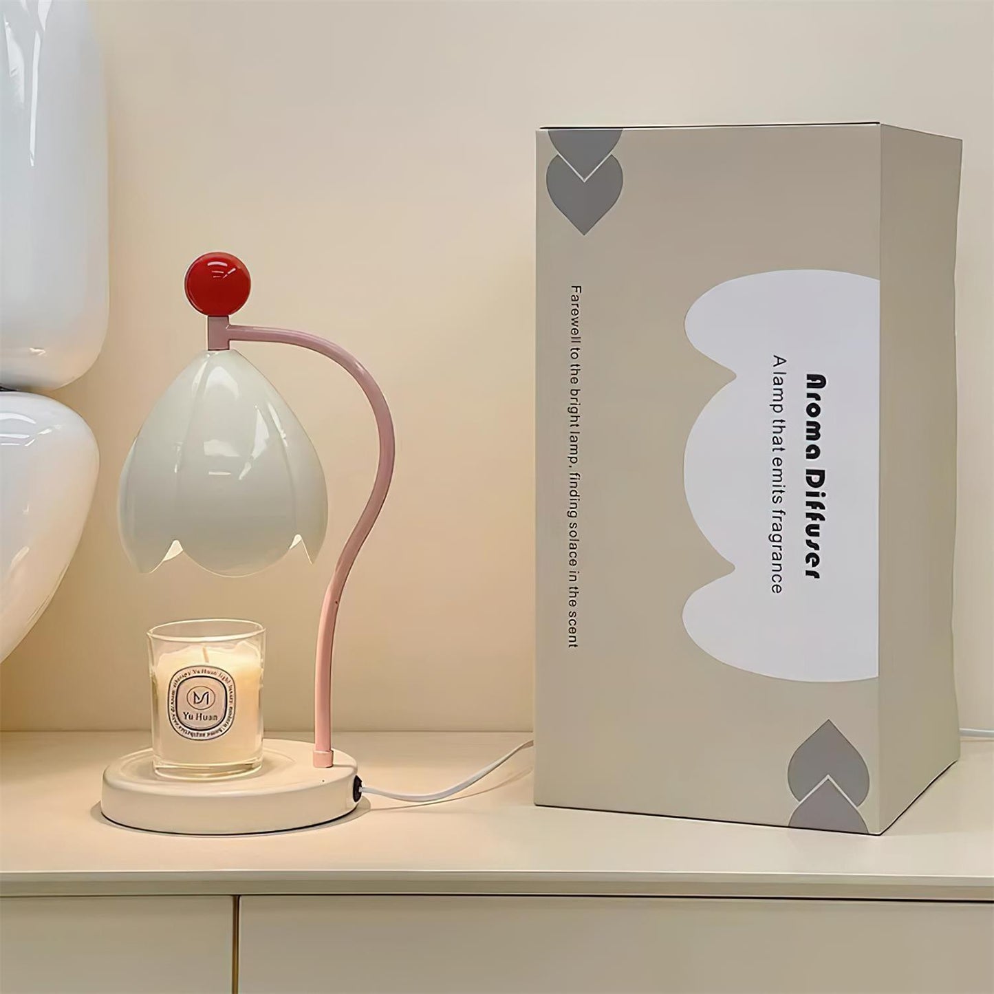 Mira – Schlichte Kerzenwärmer-Lampe