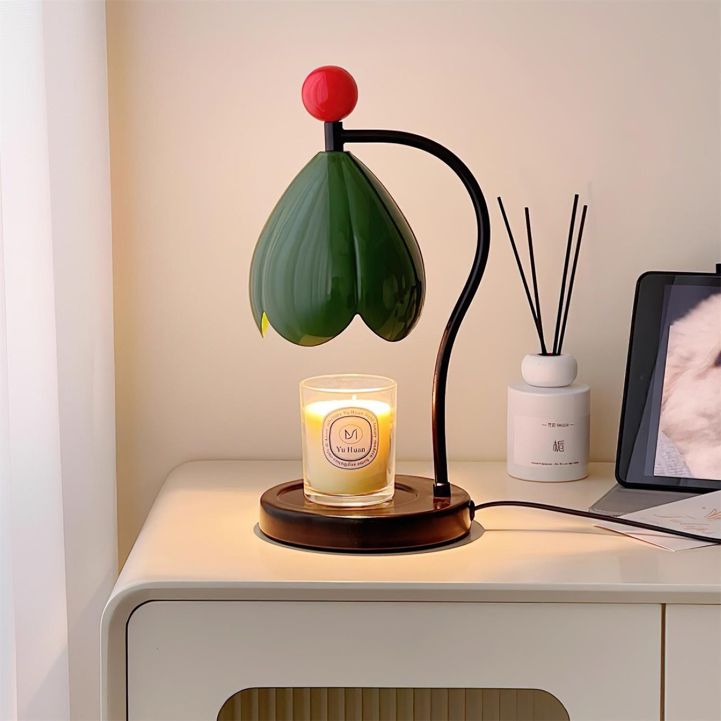 Mira – Schlichte Kerzenwärmer-Lampe