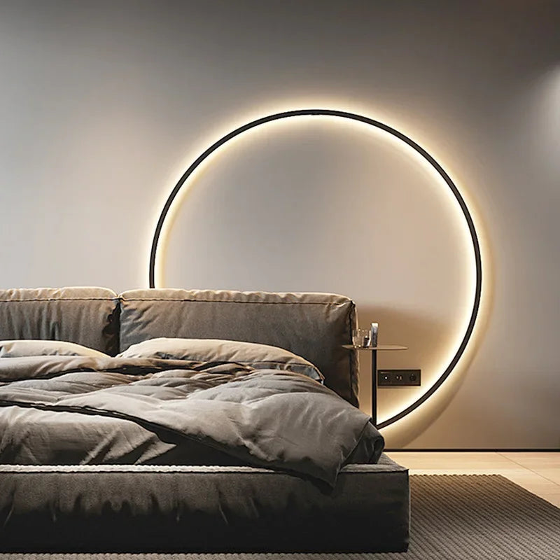 CircleRay – Runde LED-Wandleuchte mit sanftem Lichtschein