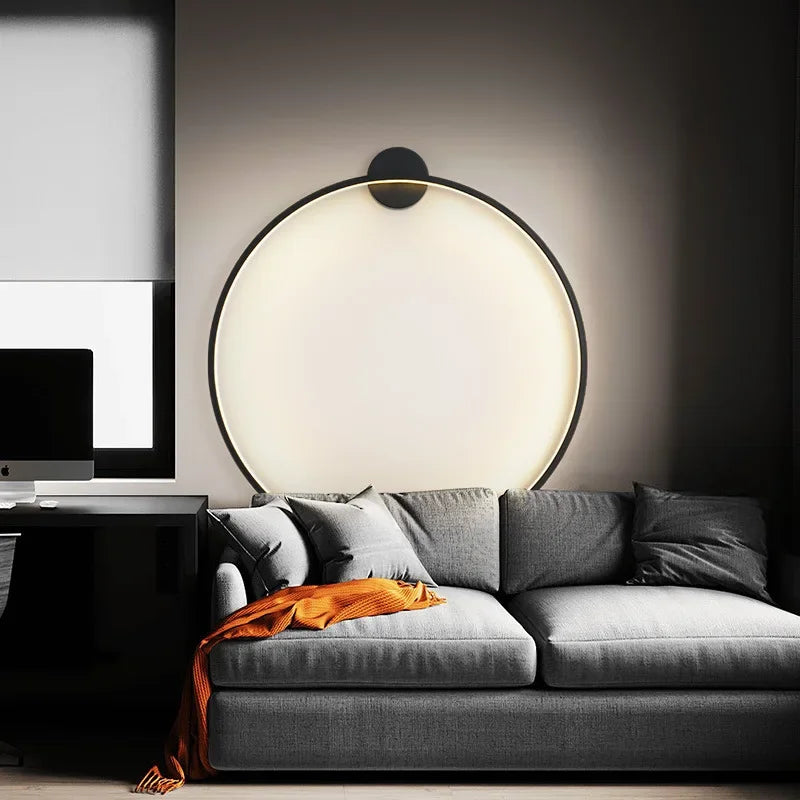 CircleRay – Runde LED-Wandleuchte mit sanftem Lichtschein