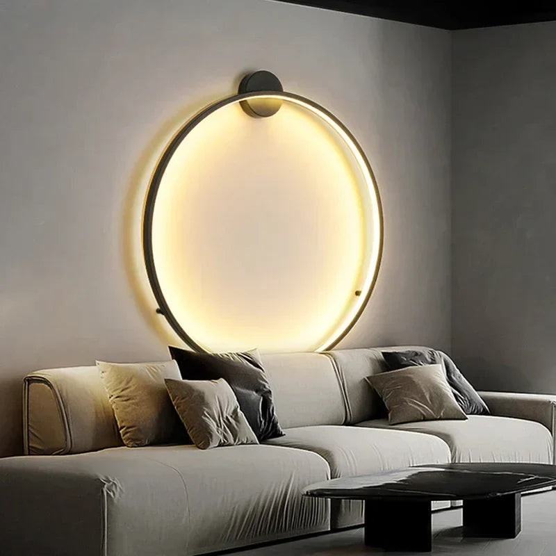 CircleRay – Runde LED-Wandleuchte mit sanftem Lichtschein