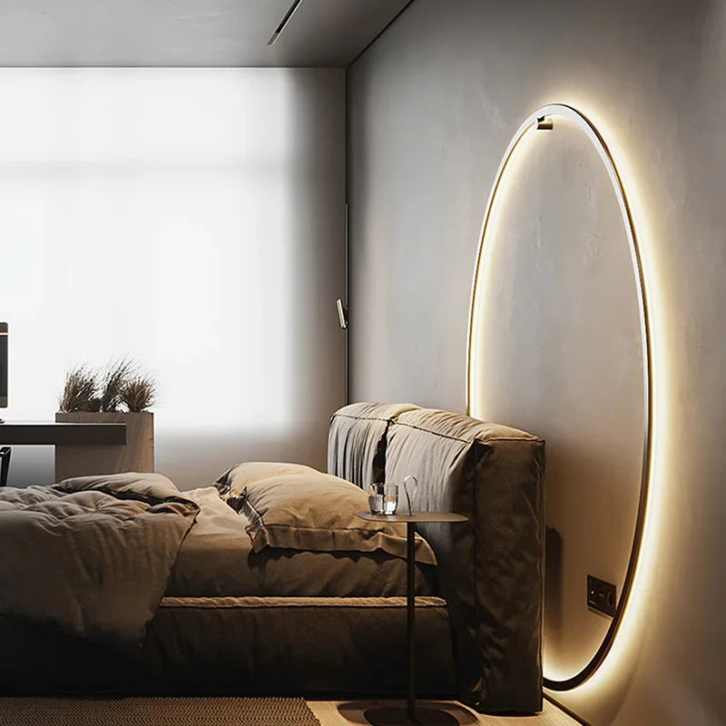 CircleRay – Runde LED-Wandleuchte mit sanftem Lichtschein