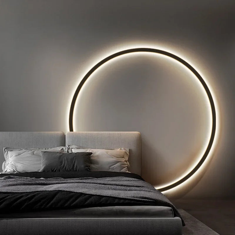 CircleRay – Runde LED-Wandleuchte mit sanftem Lichtschein