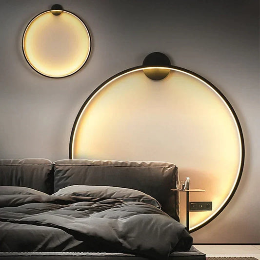 CircleRay – Runde LED-Wandleuchte mit sanftem Lichtschein