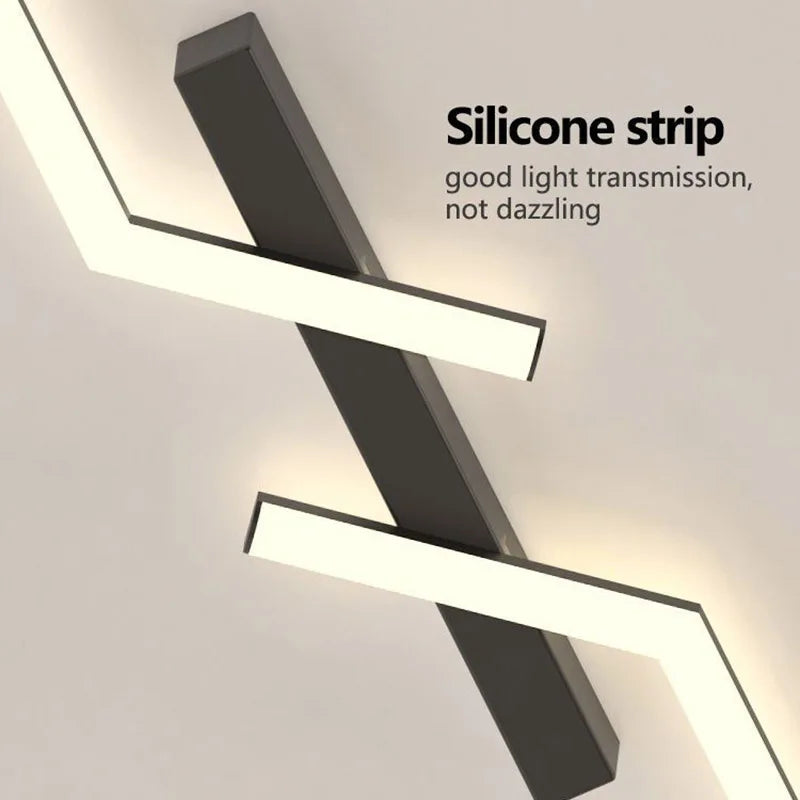 LineoGlow – Minimalistische LED-Deckenleuchte im Streifenstil