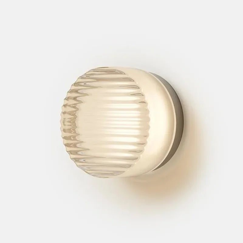 Minimalistische runde Nachttischlampe Flur