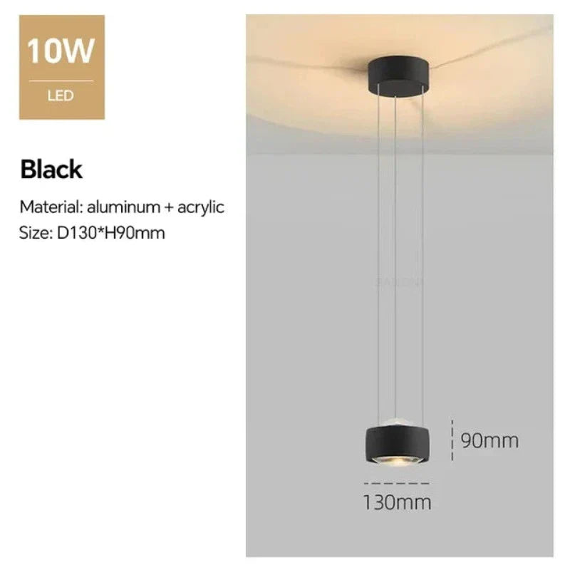 Minimalistische Kugelpendelleuchte