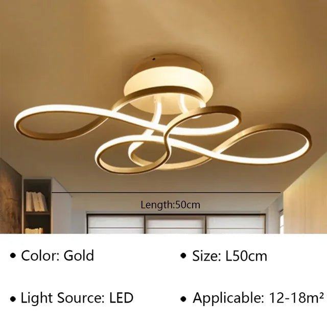 LED-Deckenleuchte Infinity in modernem Design