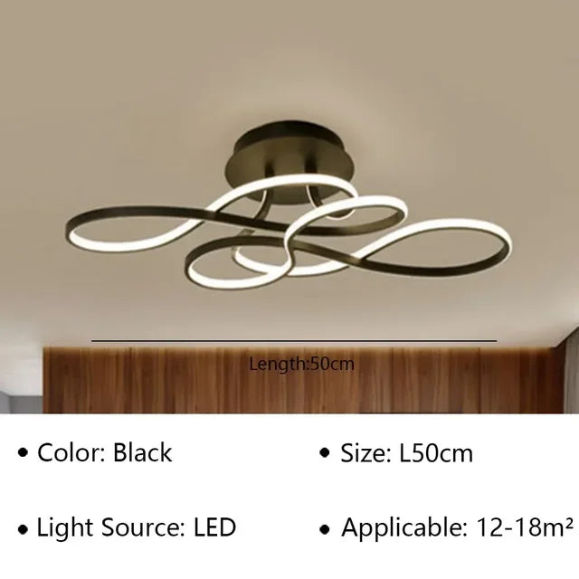 LED-Deckenleuchte Infinity in modernem Design
