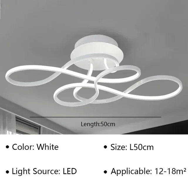 LED-Deckenleuchte Infinity in modernem Design