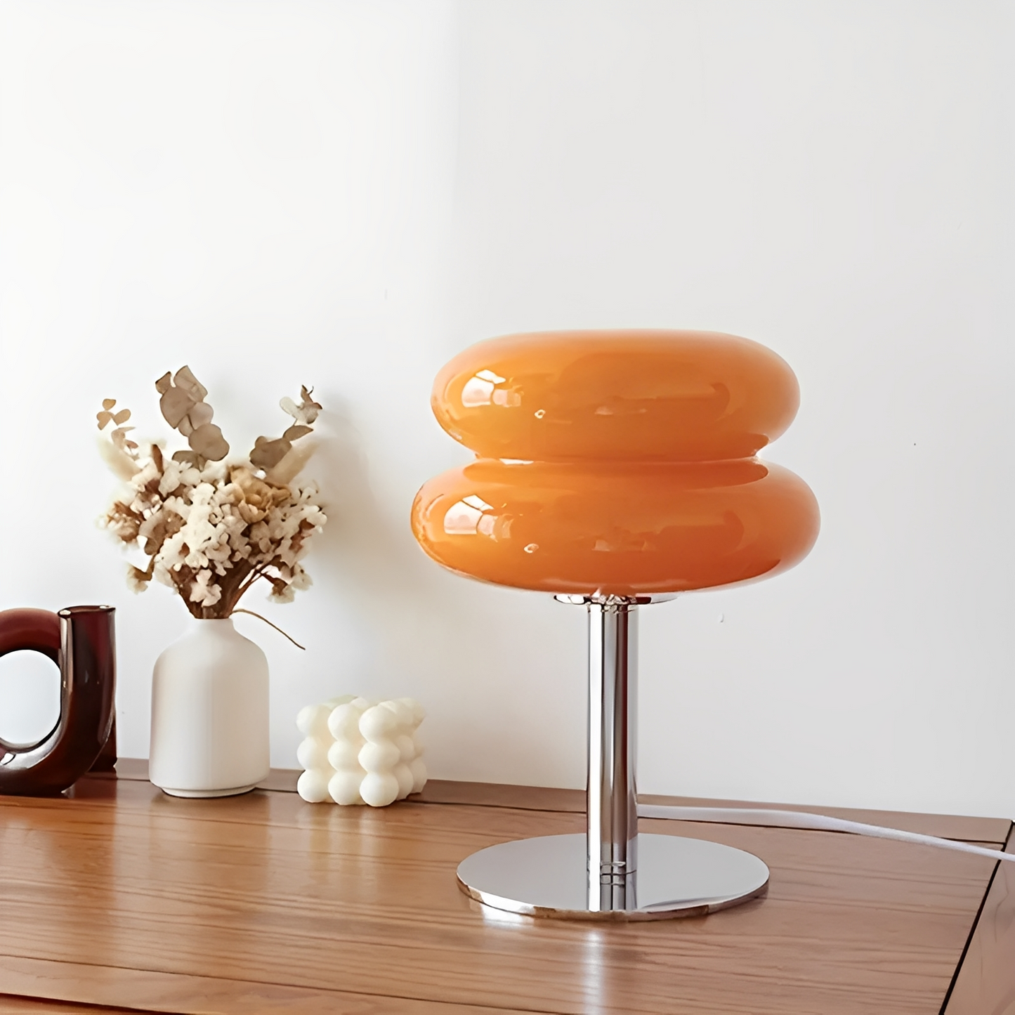 Vionna – Kleine Glas-Tischlampe