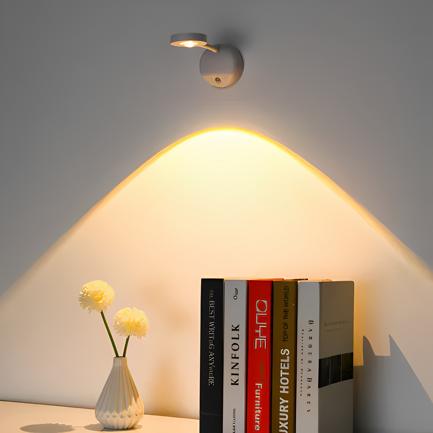 LumiSpot – Kabellose LED-Wandleuchte mit Akku
