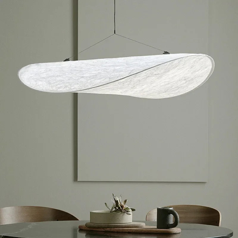 Japanische Wohnzimmerlampe aus Seide