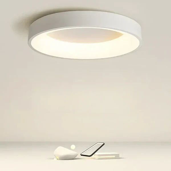 Nordic Deckenlampe – Schlichte runde LED-Leuchte für ruhige Raumgestaltung