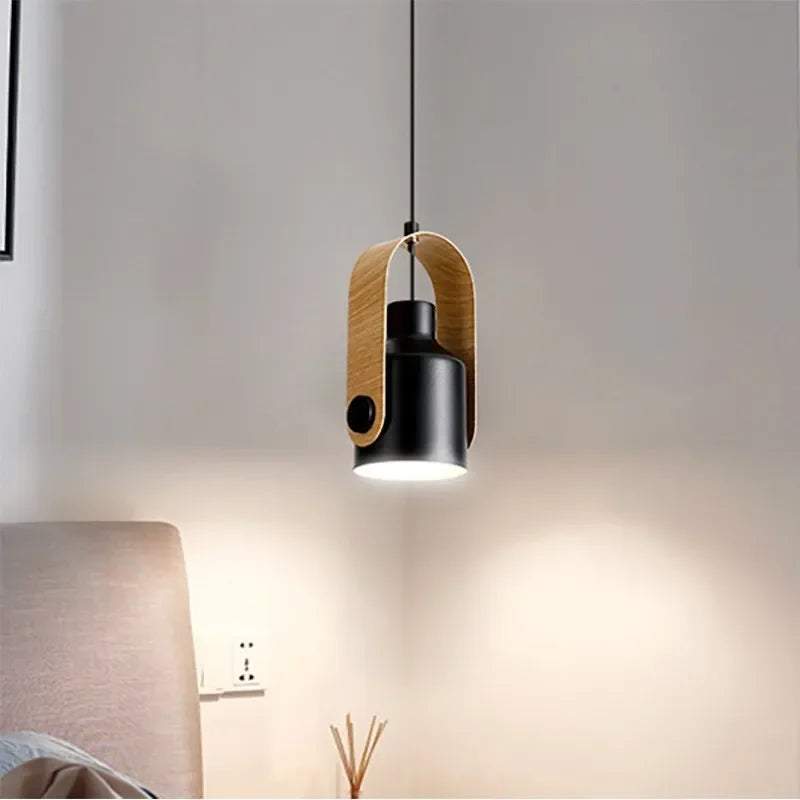 Japanischer minimalistischer Nachttisch-Kronleuchter