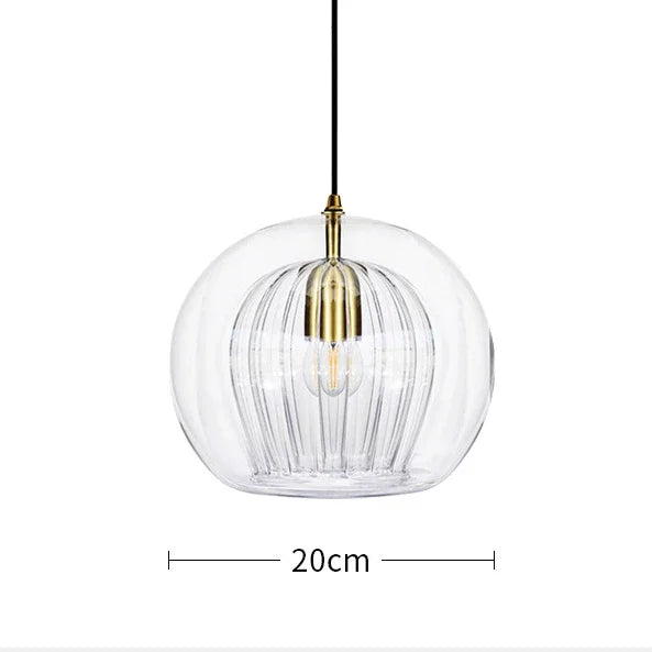 Moderner Glaslüster im Quallen-Design