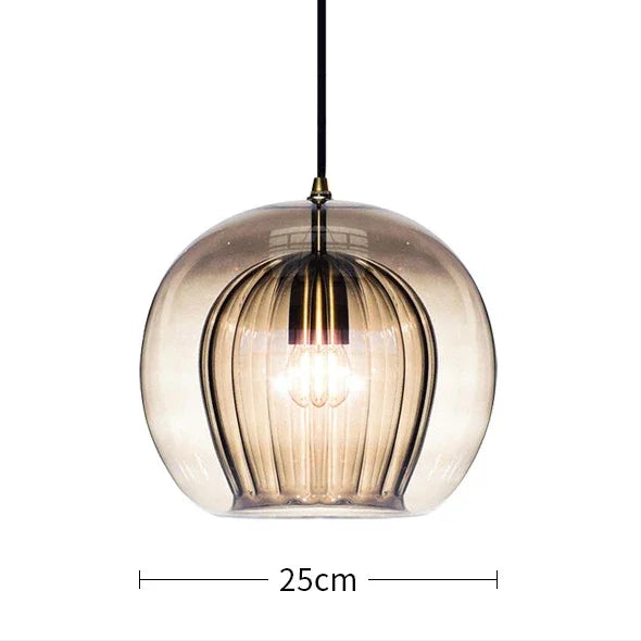 Moderner Glaslüster im Quallen-Design