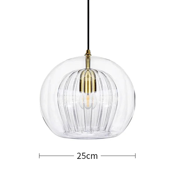 Moderner Glaslüster im Quallen-Design