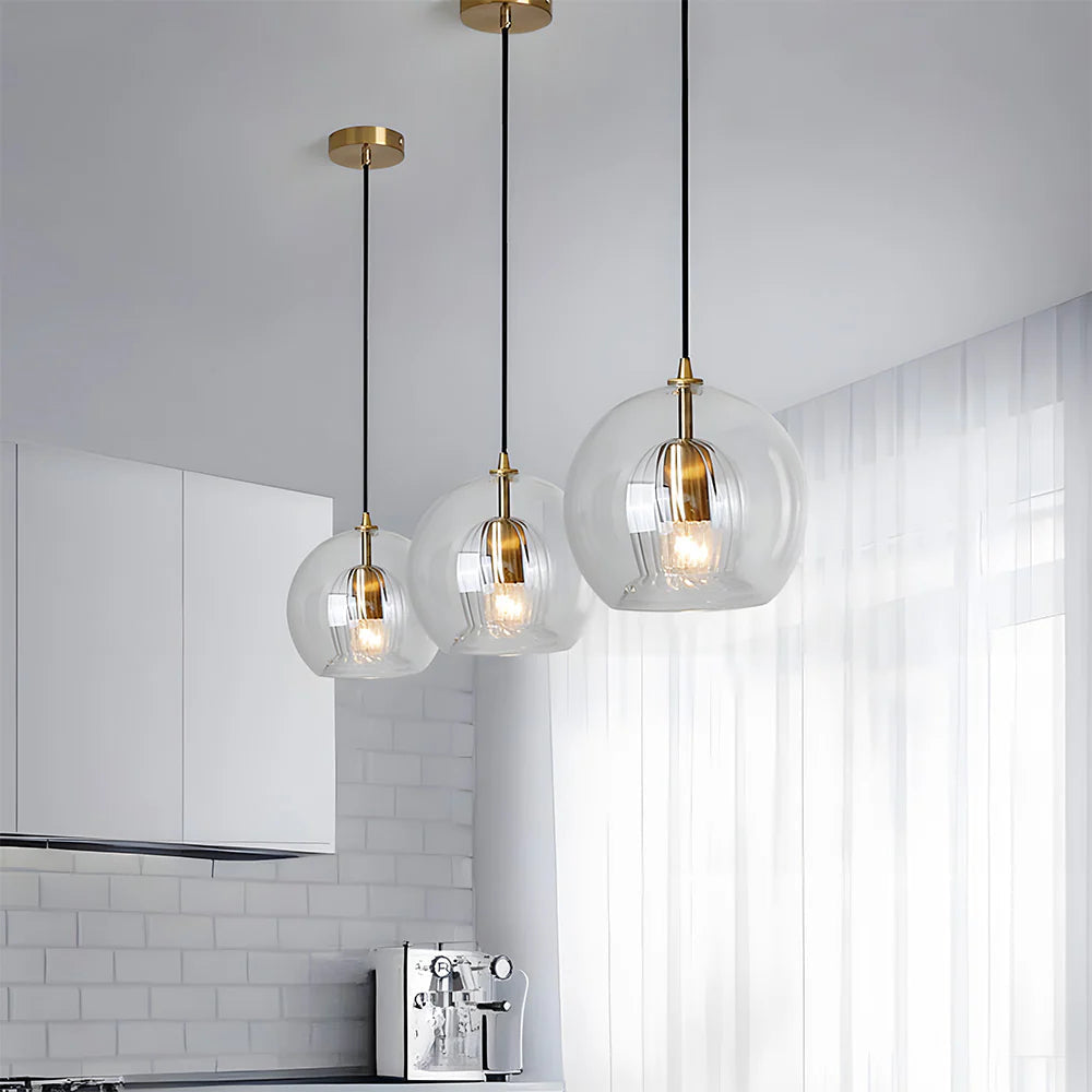 Mira – Schlichte Glas-Pendelleuchte