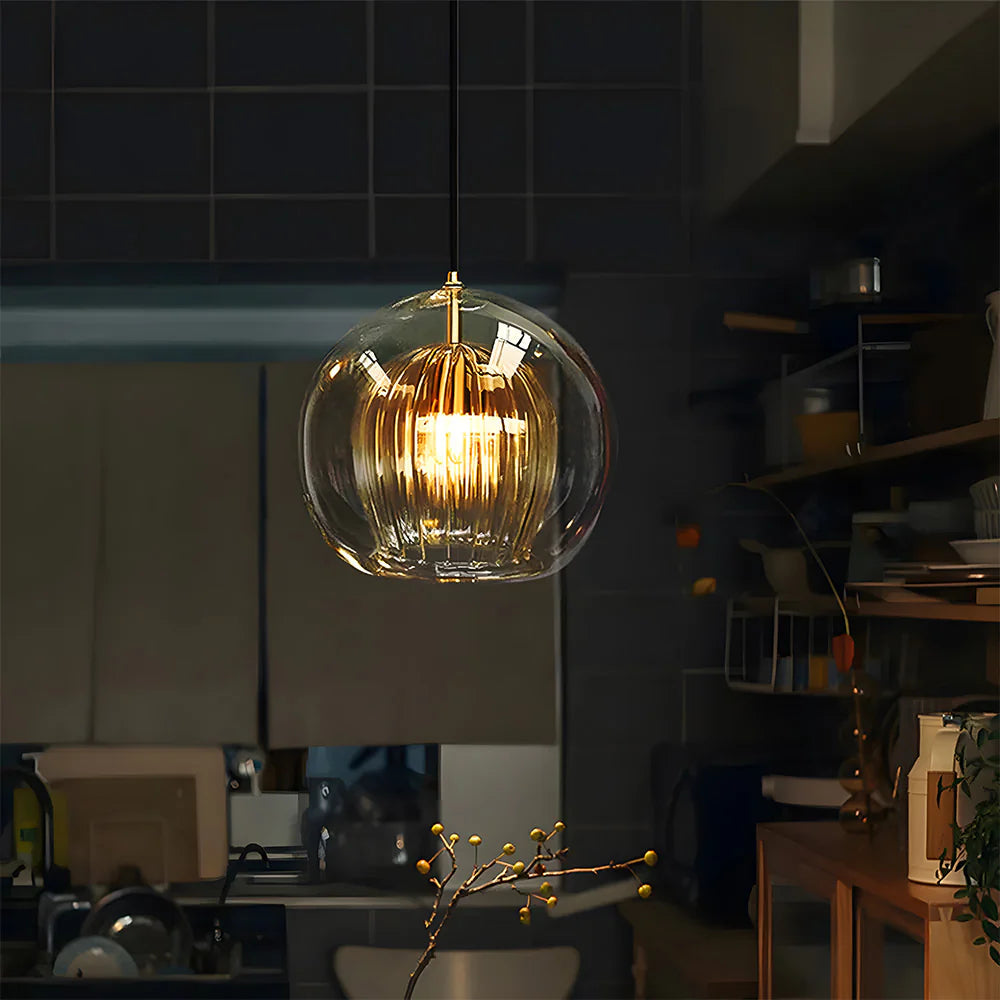 Mira – Schlichte Glas-Pendelleuchte