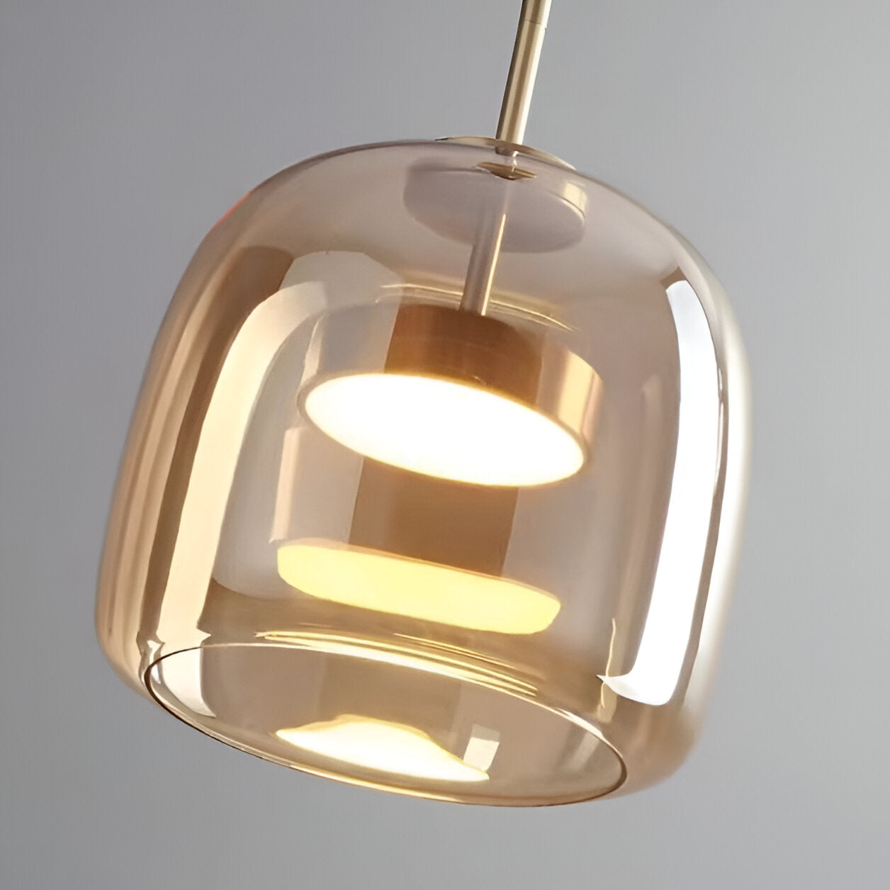Solenn – Retro Moderne Glas LED Pendelleuchte