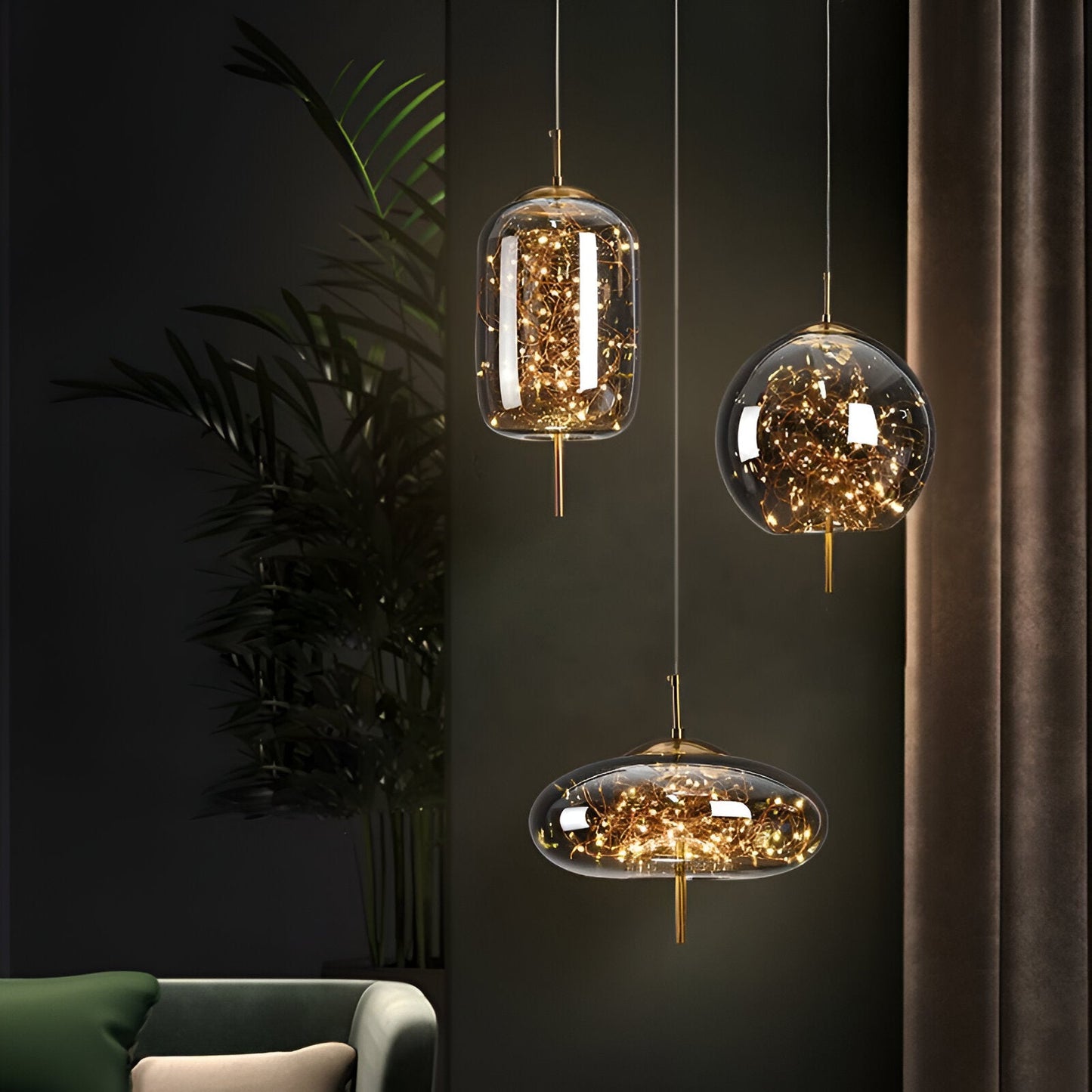 Auren – Minimalistische Glas-Pendelleuchte