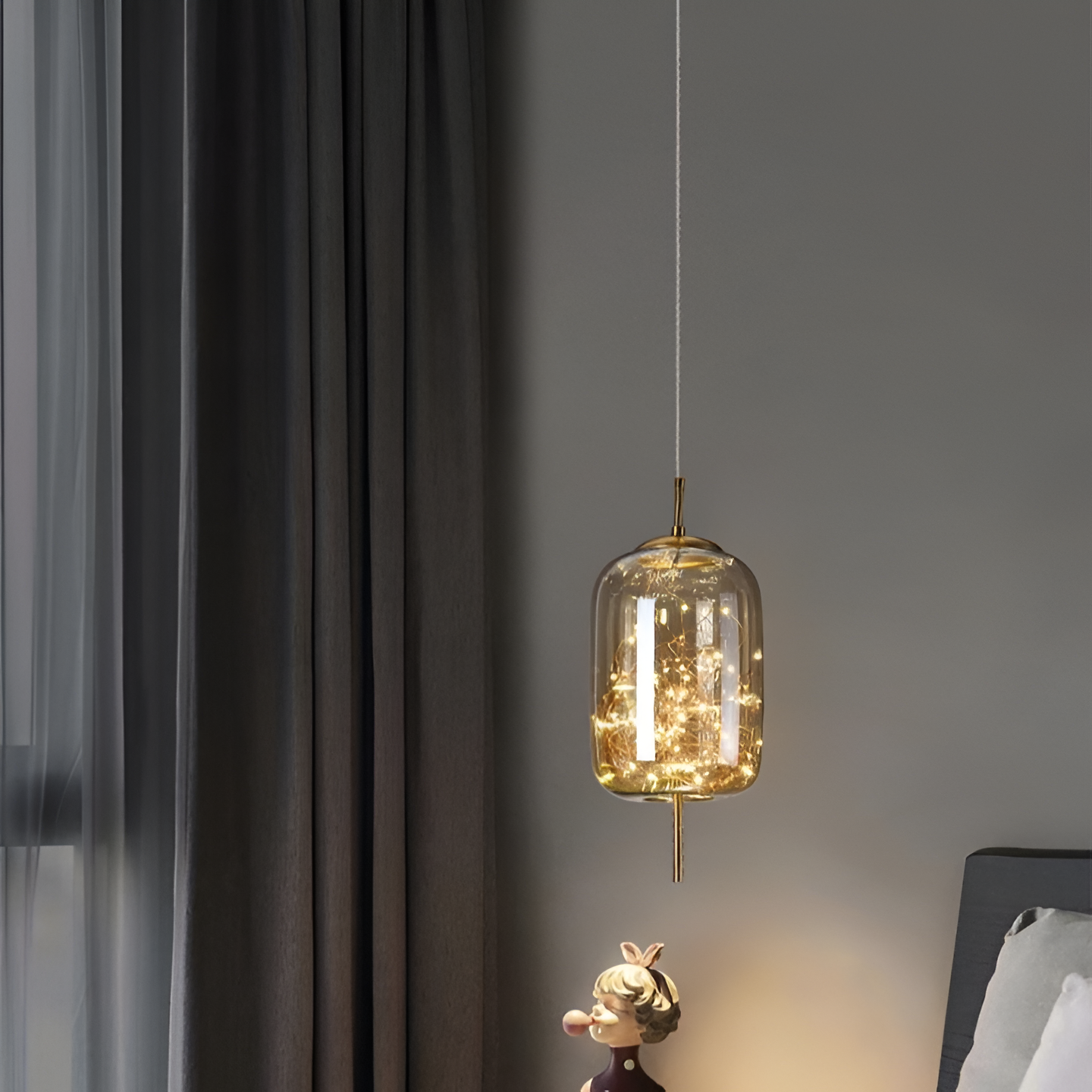 Auren – Minimalistische Glas-Pendelleuchte
