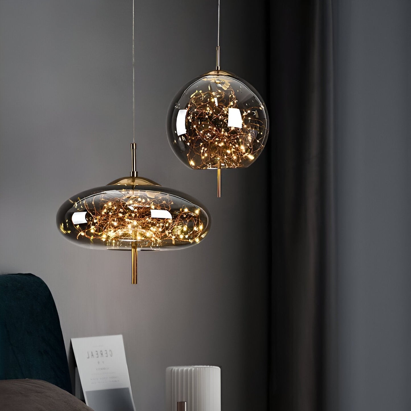 Auren – Minimalistische Glas-Pendelleuchte