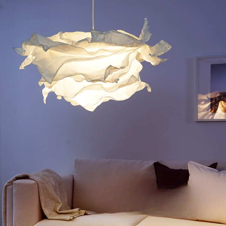 Ika – Minimalistische Papierwolken Pendelleuchte