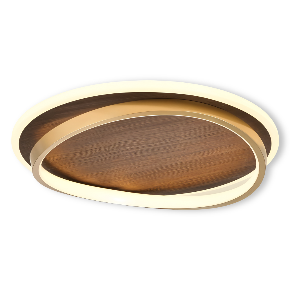 Jian – Einfache Deckenlampe im Walnuss-Nordic Design